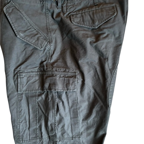 Polo Ralph Lauren Utility Cargo Surplus Pant Charcoal Sz 48X32.5” Drawstring Hem - Picture 4 of 10